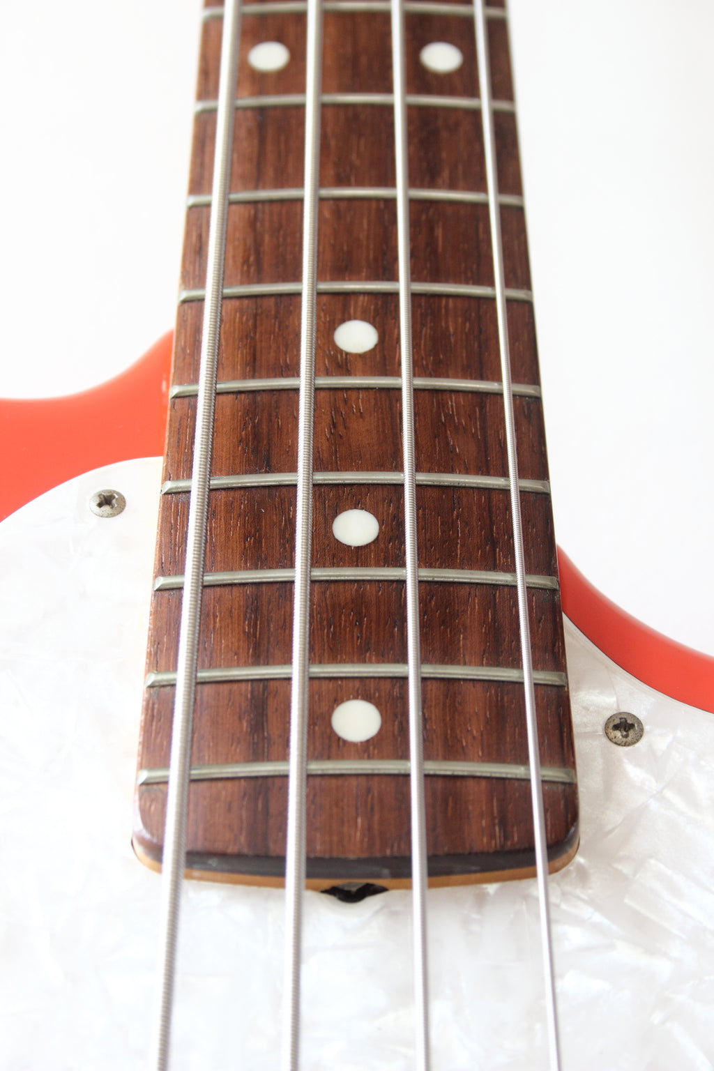 Fender Japan Mustang Bass MB98-SD Fiesta Red 1997-00