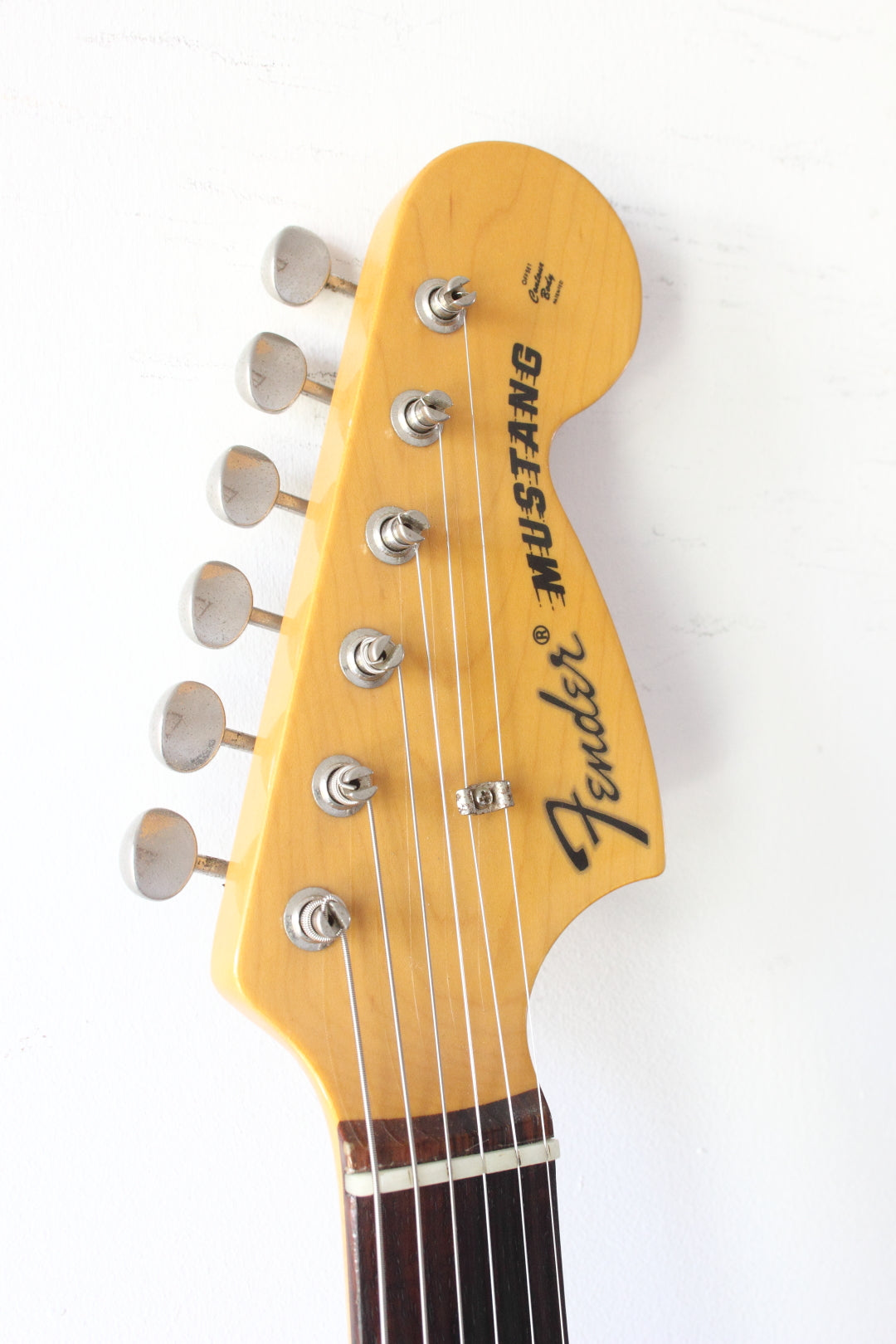 Fender Japan '69 Reissue Mustang MG69-65 Yellow White 2002-04