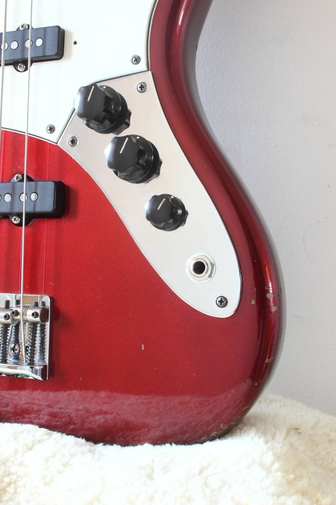 Fender American Standard Jazz Bass V Candy Apple Red 2008