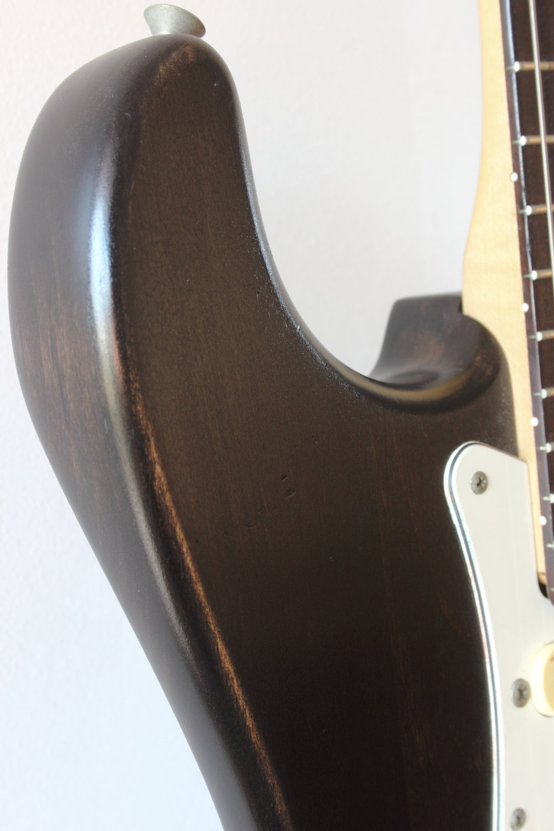 Fender Japan JPGW Modded Stratocaster Hand-Rubbed Trans-Black 1986-87