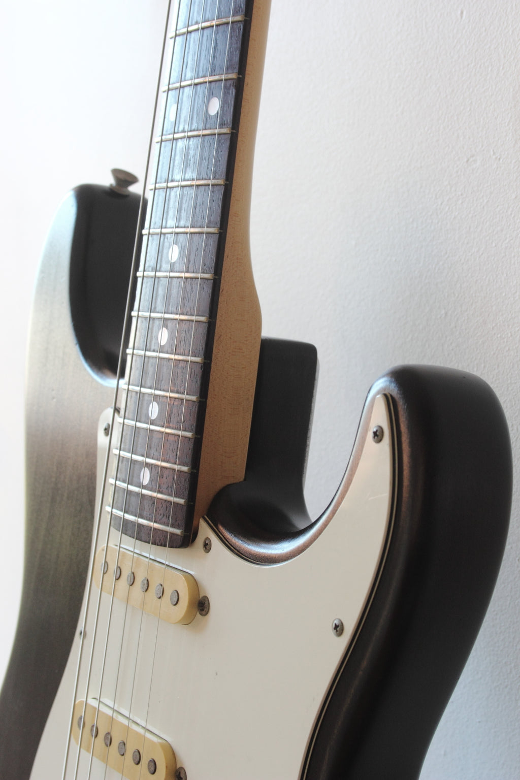 Fender Japan JPGW Modded Stratocaster Hand-Rubbed Trans-Black 1986-87