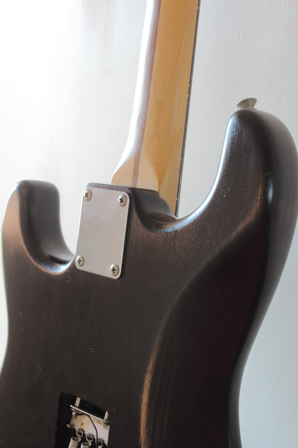 Fender Japan JPGW Modded Stratocaster Hand-Rubbed Trans-Black 1986-87