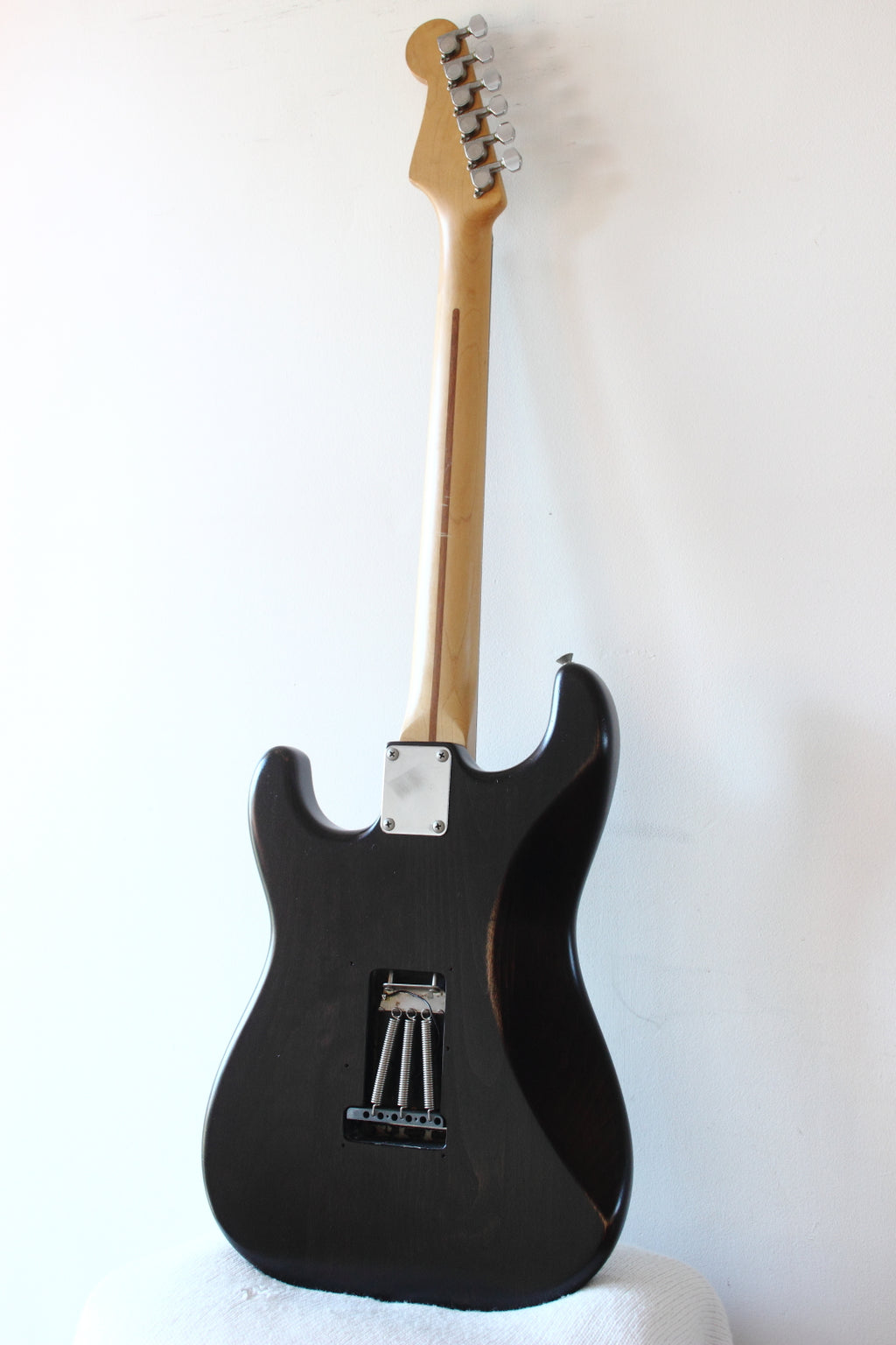 Fender Japan JPGW Modded Stratocaster Hand-Rubbed Trans-Black 1986-87