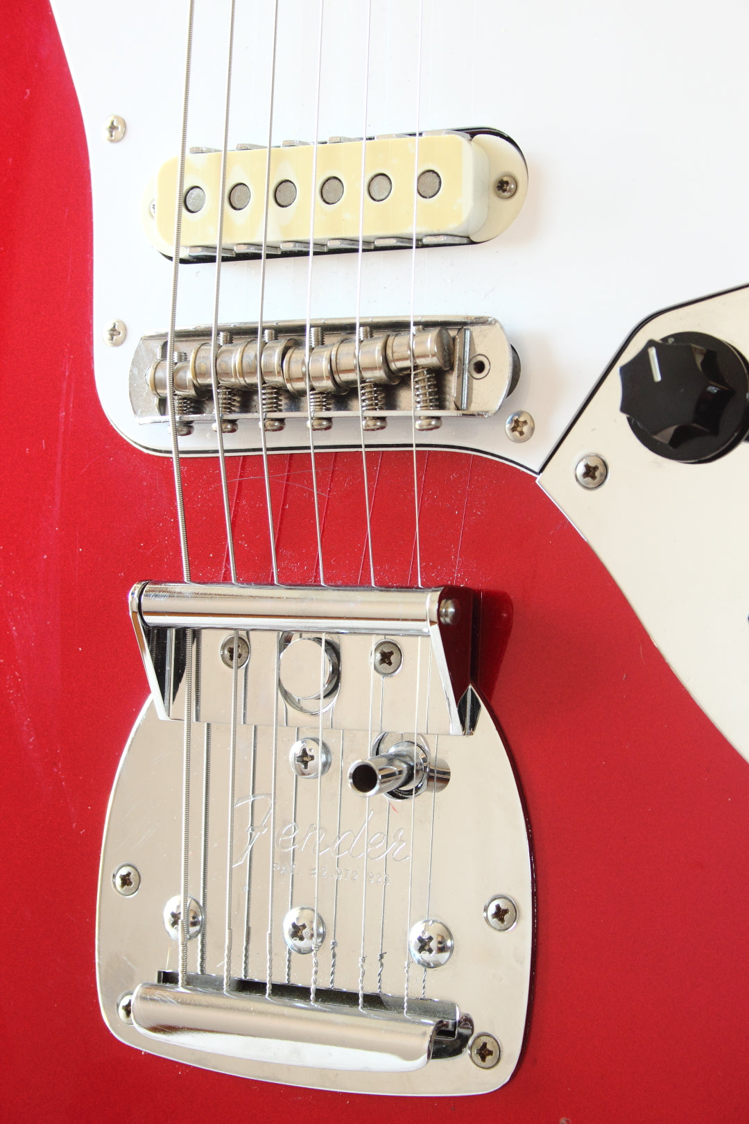 Fender Japan Jaguar JG66 Semi-Scalloped Board Candy Apple Red 2002-04