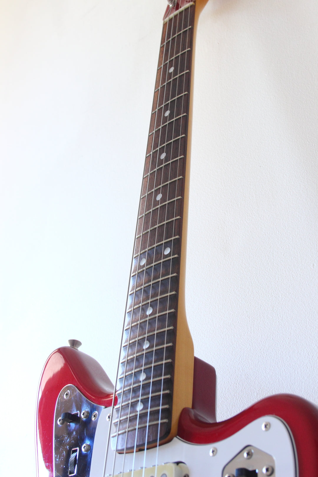 Fender Japan Jaguar JG66 Semi-Scalloped Board Candy Apple Red 2002-04