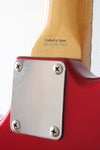 Fender Japan Jaguar JG66 Semi-Scalloped Board Candy Apple Red 2002-04