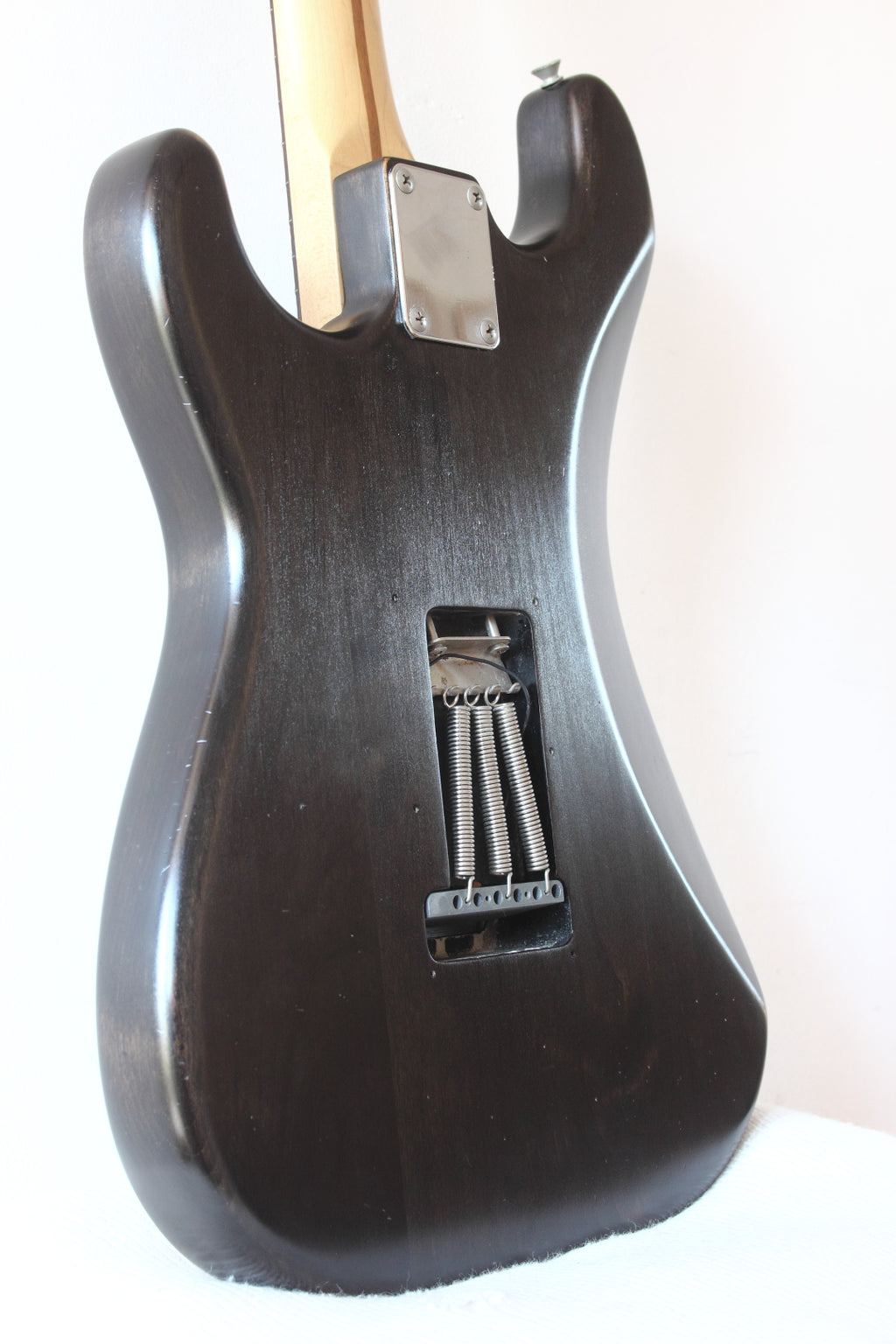 Fender Japan JPGW Modded Stratocaster Hand-Rubbed Trans-Black 1986-87