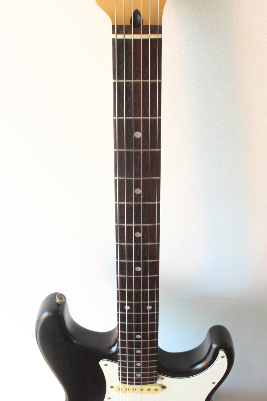 Fender Japan JPGW Modded Stratocaster Hand-Rubbed Trans-Black 1986-87