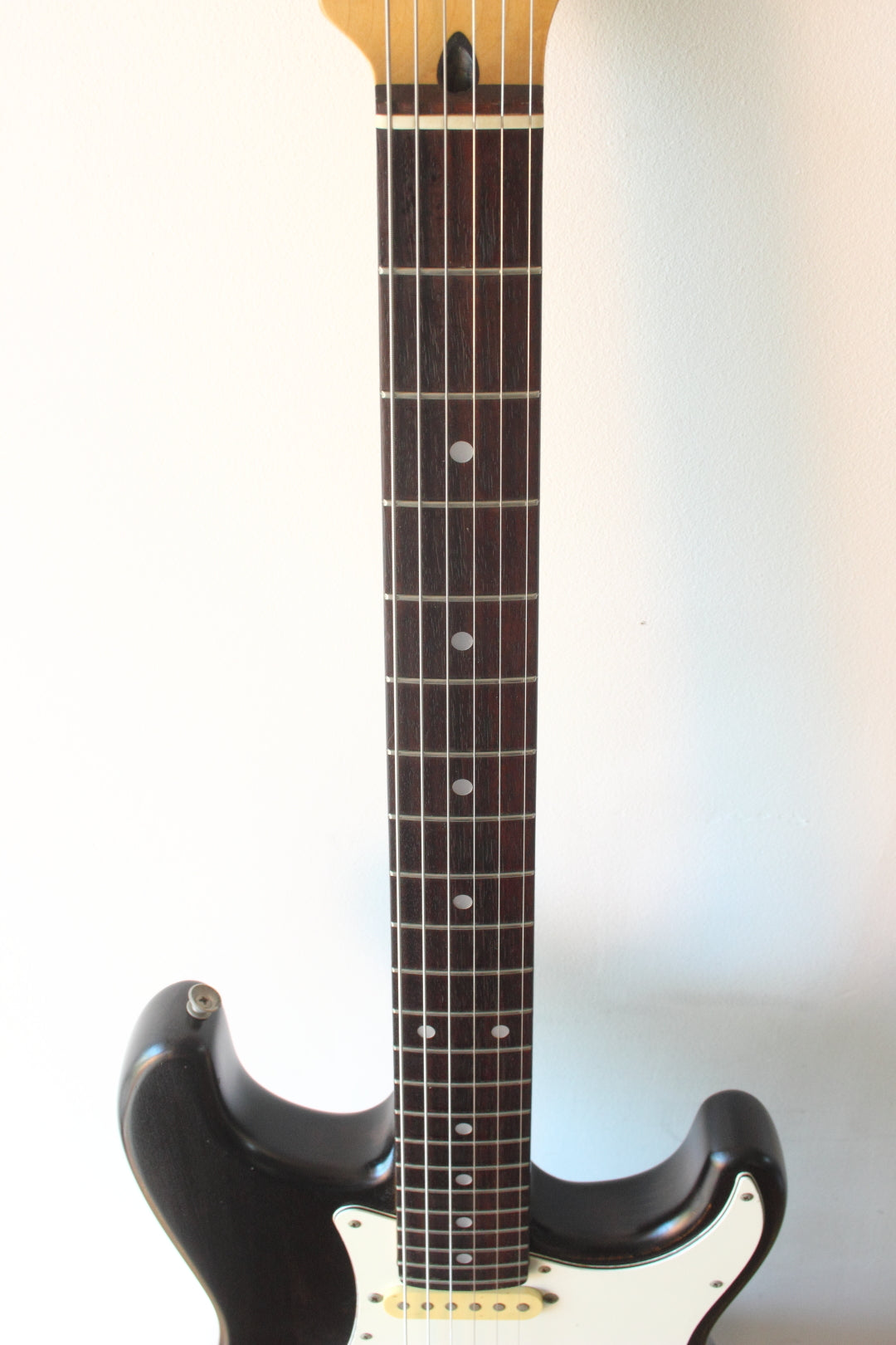 Fender Japan JPGW Modded Stratocaster Hand-Rubbed Trans-Black 1986-87