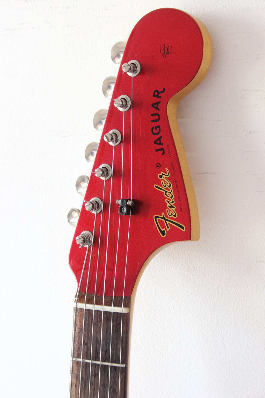 Fender Japan Jaguar JG66 Semi-Scalloped Board Candy Apple Red 2002-04