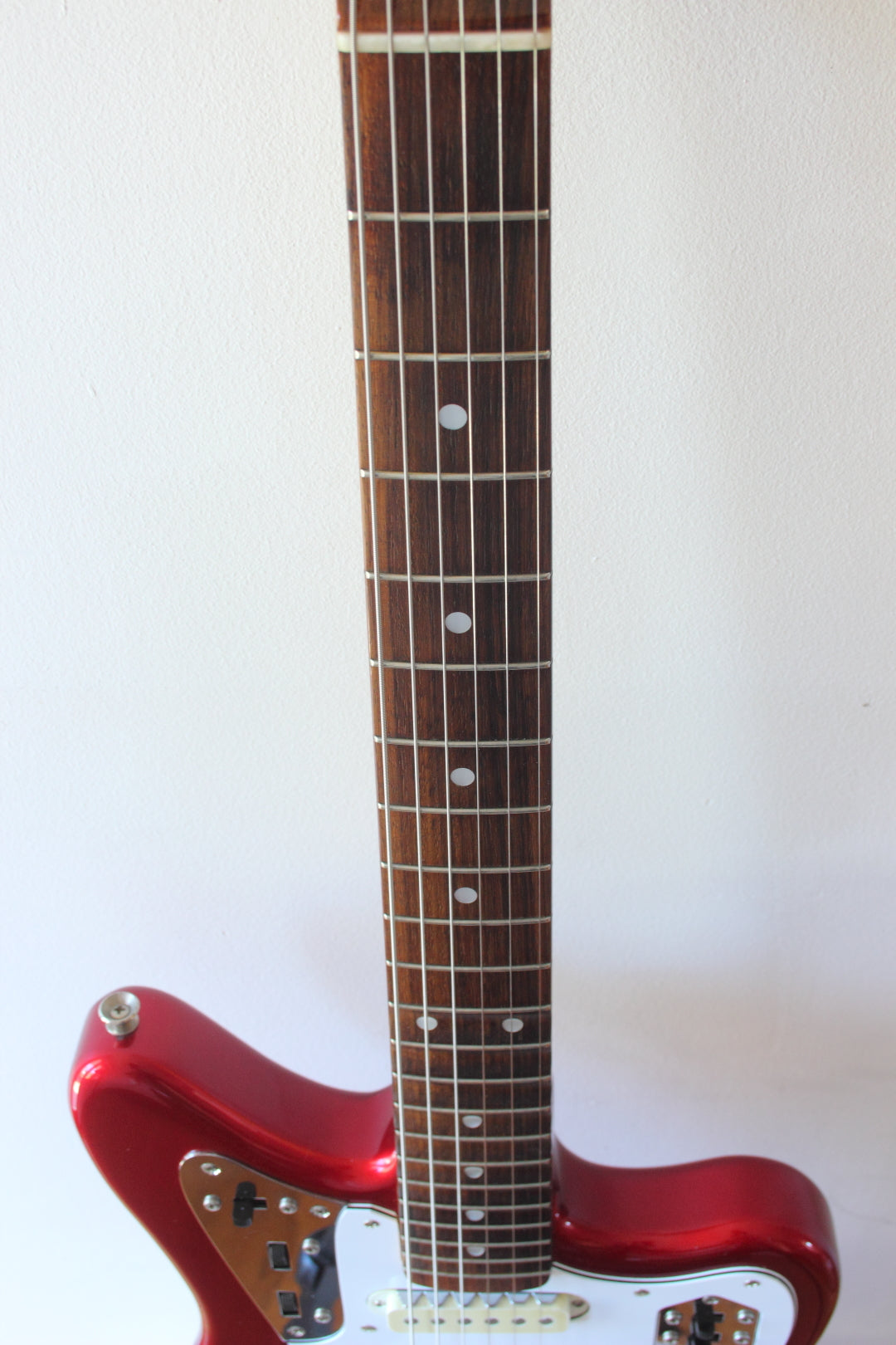 Fender Japan Jaguar JG66 Semi-Scalloped Board Candy Apple Red 2002-04