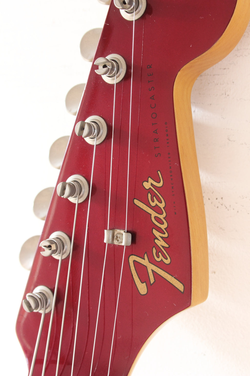 Fender Japan '65 Reissue Stratocaster ST65-85TX Matching Headstock Old Candy Apple Red 2002-4