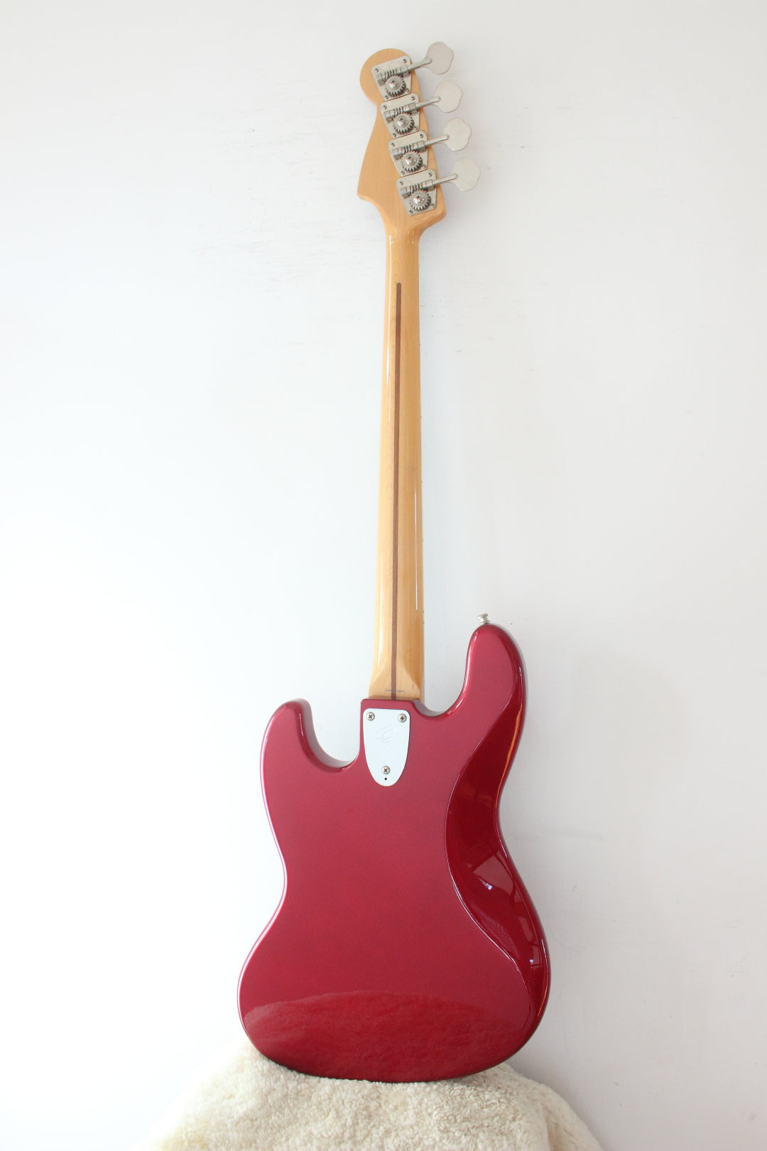 Fender Japan '75 Reissue Jazz Bass JB75-90US Candy Apple Red w/ Matching Headstock 2002-4