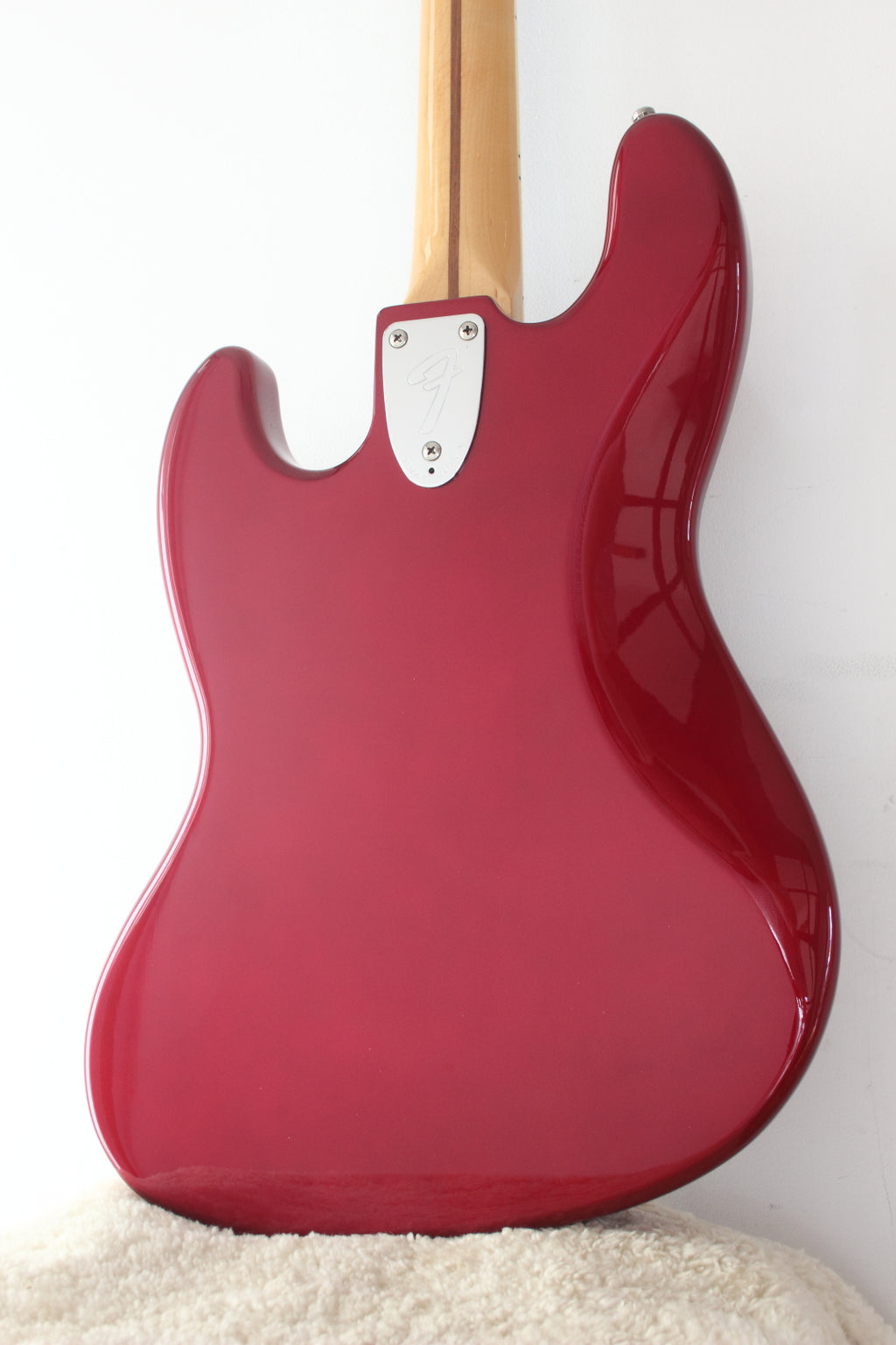 Fender Japan '75 Reissue Jazz Bass JB75-90US Candy Apple Red w/ Matching Headstock 2002-4