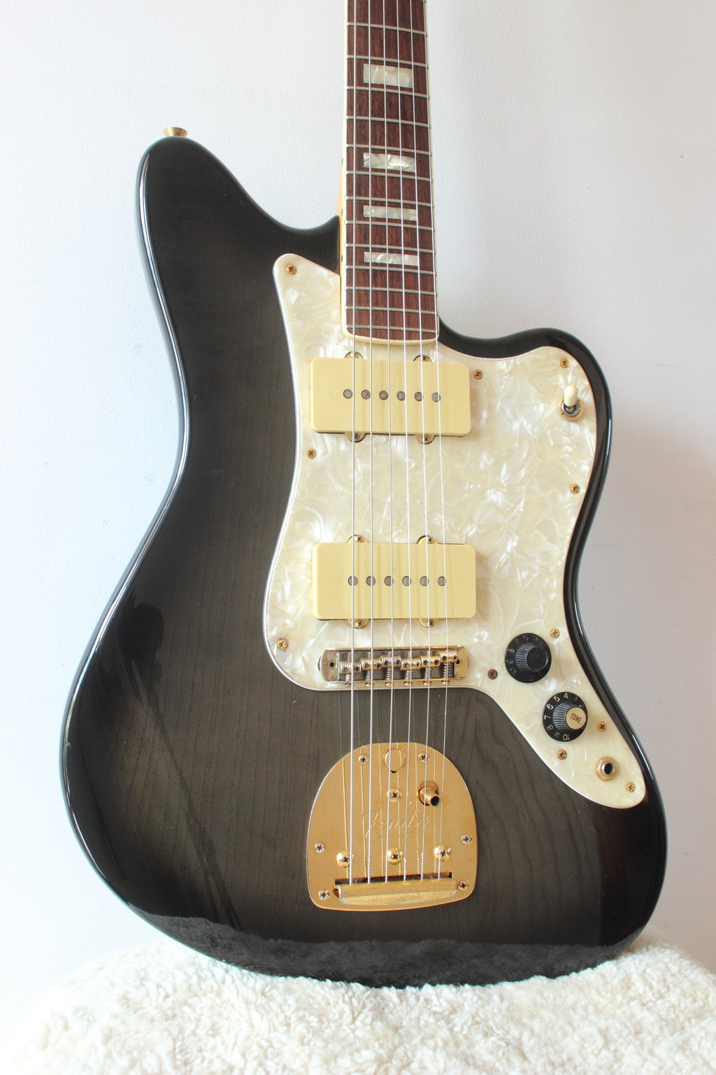 Fender Japan The Ventures Signature Jazzmaster JM-165VR Black Sunburst 1996