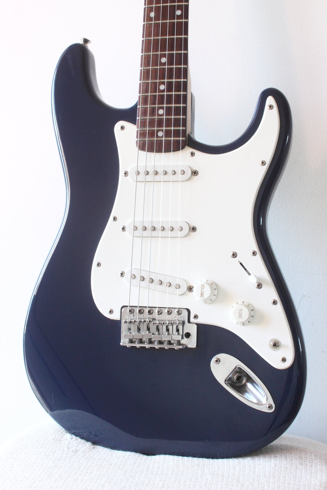 Squier Affinity Series Strat Modded Navy Blue 2011