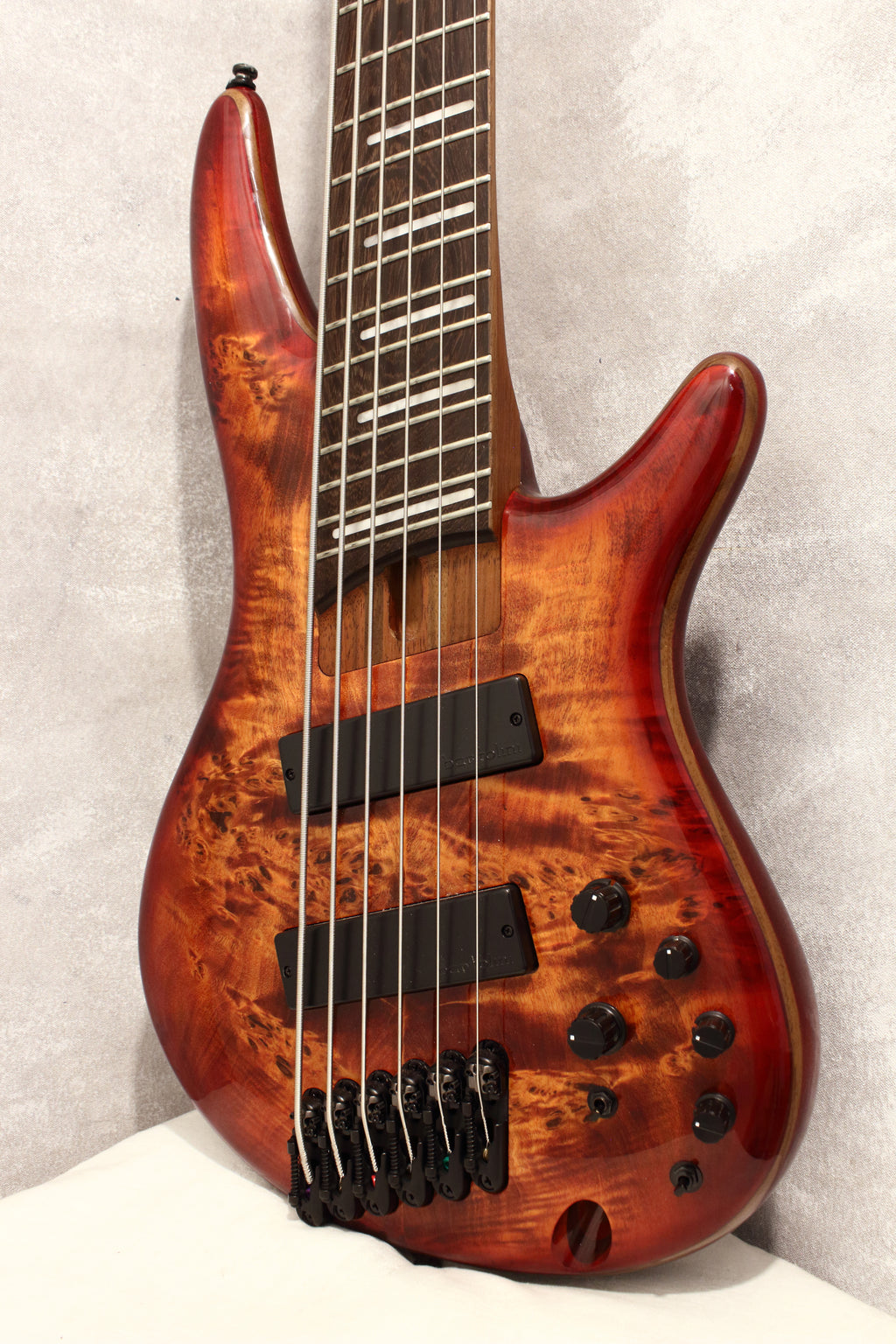 Ibanez SRMS806 6-String Multi-Scale Bass Brown Topaz Burst 2019