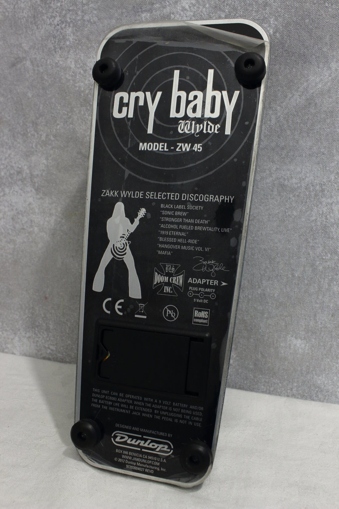 Dunlop ZW45 Zakk Wylde Cry Baby Wah Pedal