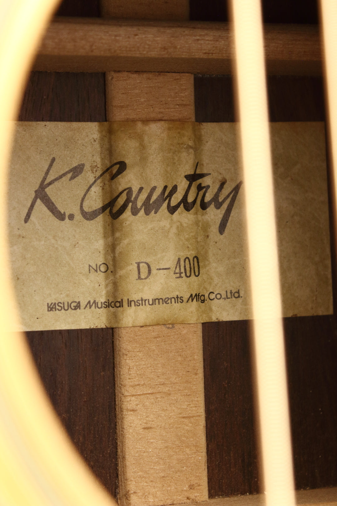 K.Country D-400 Dreadnought Acoustic 1977