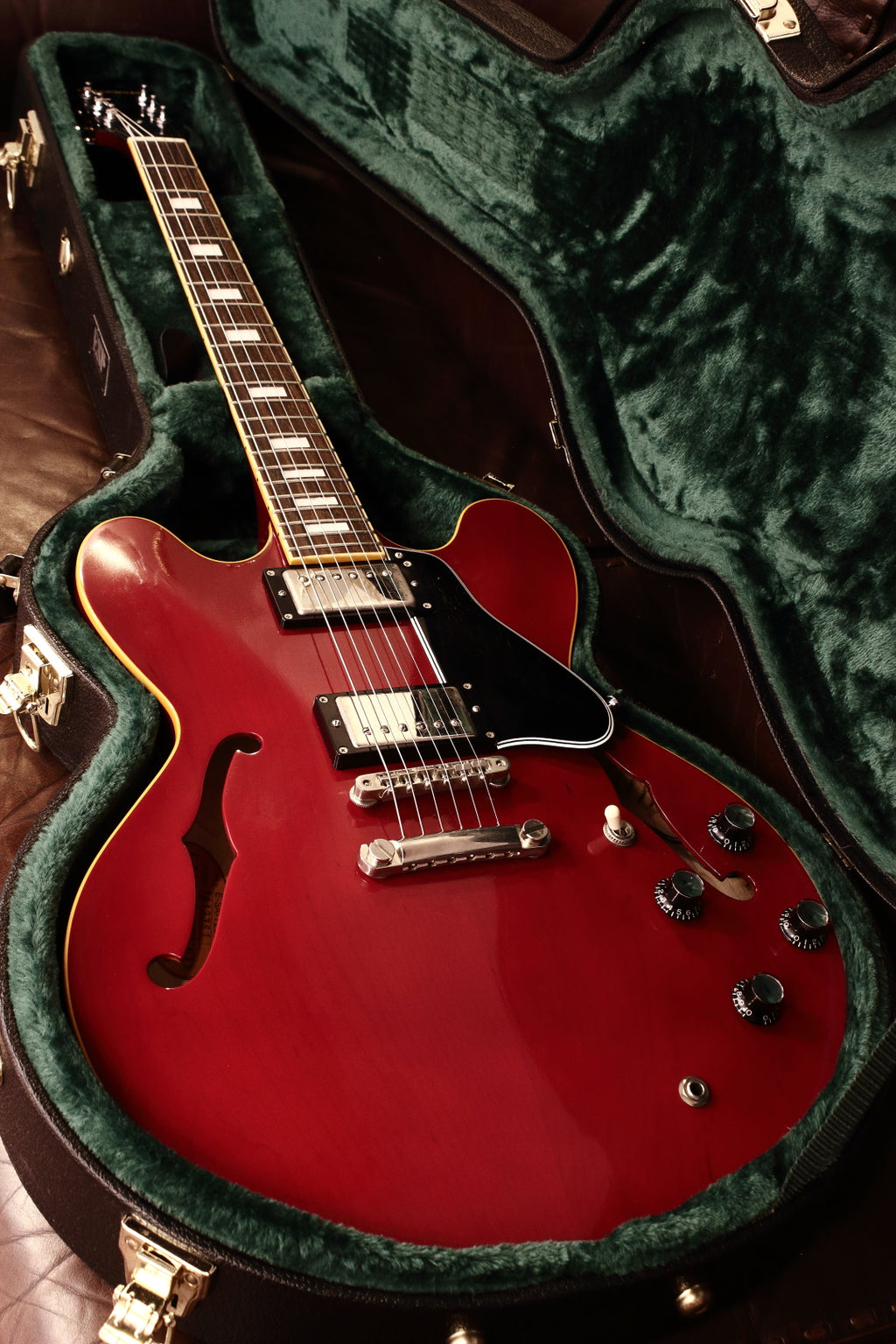 Edwards E-SA-125LTS Semi-Hollow Cherry Red 2014