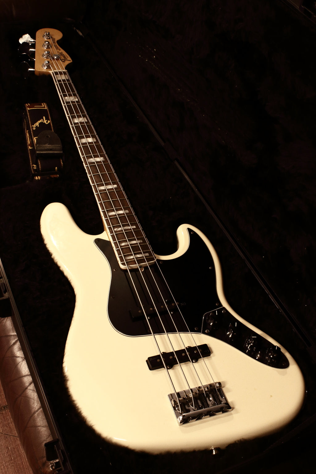 Fender American Deluxe Jazz Bass Olympic White 2015