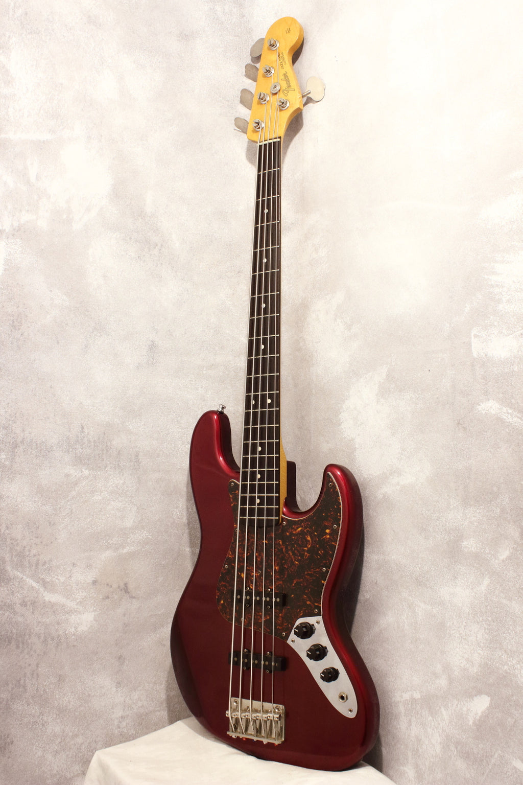 Fender Japan Jazz Bass V JBV-95 Old Candy Apple Red 2007