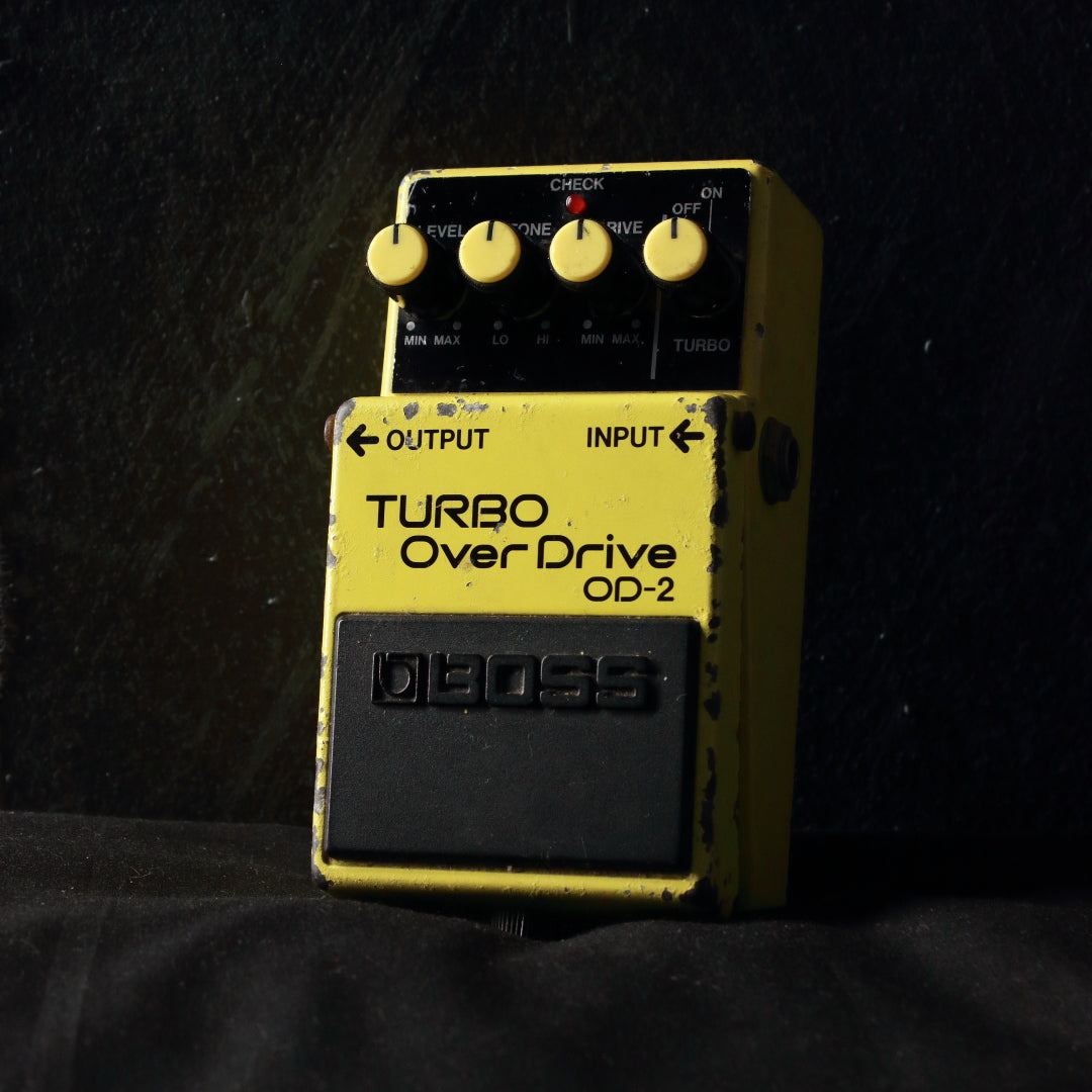 Boss OD-2 Turbo Overdrive Pedal Japan 1987