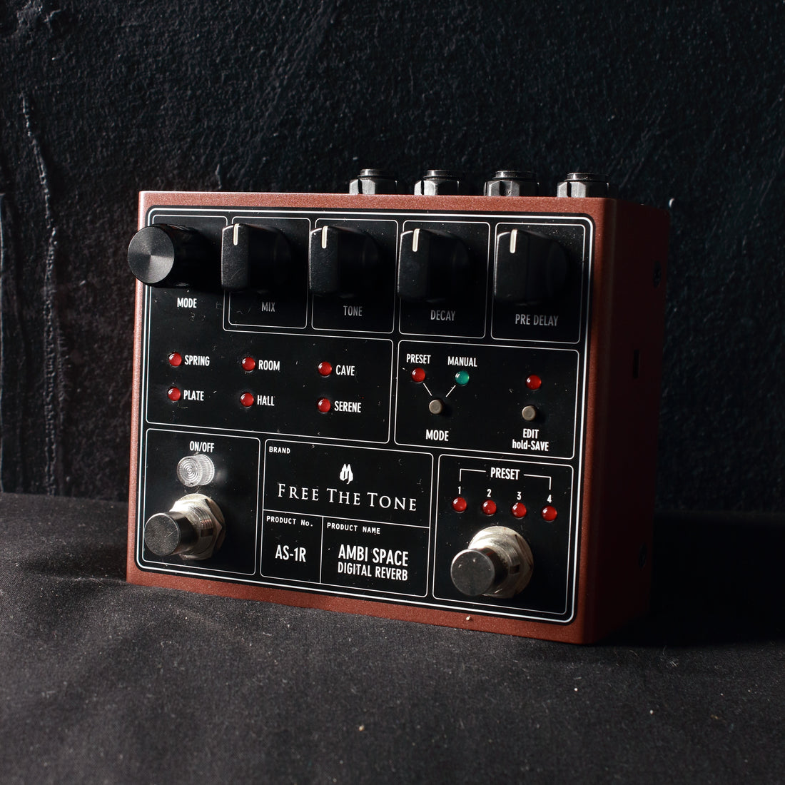Free The Tone AS-1R Ambi Space Digital Reverb Pedal