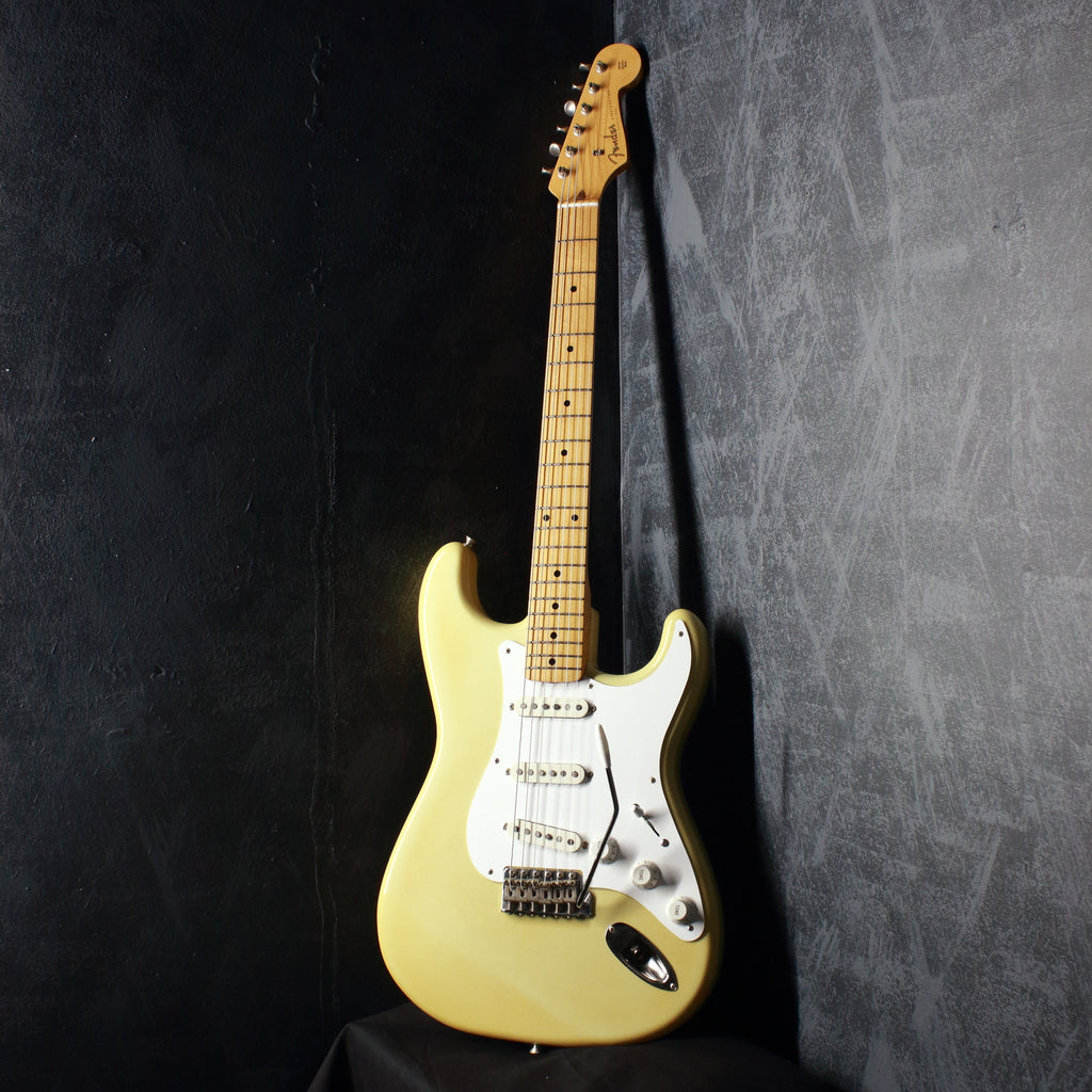 Fender Japan '57 Stratocaster ST57-55 Yellow White 1989