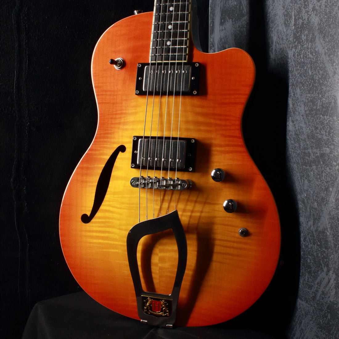 Hagstrom D2F Deluxe-F Mandarin Burst 2007