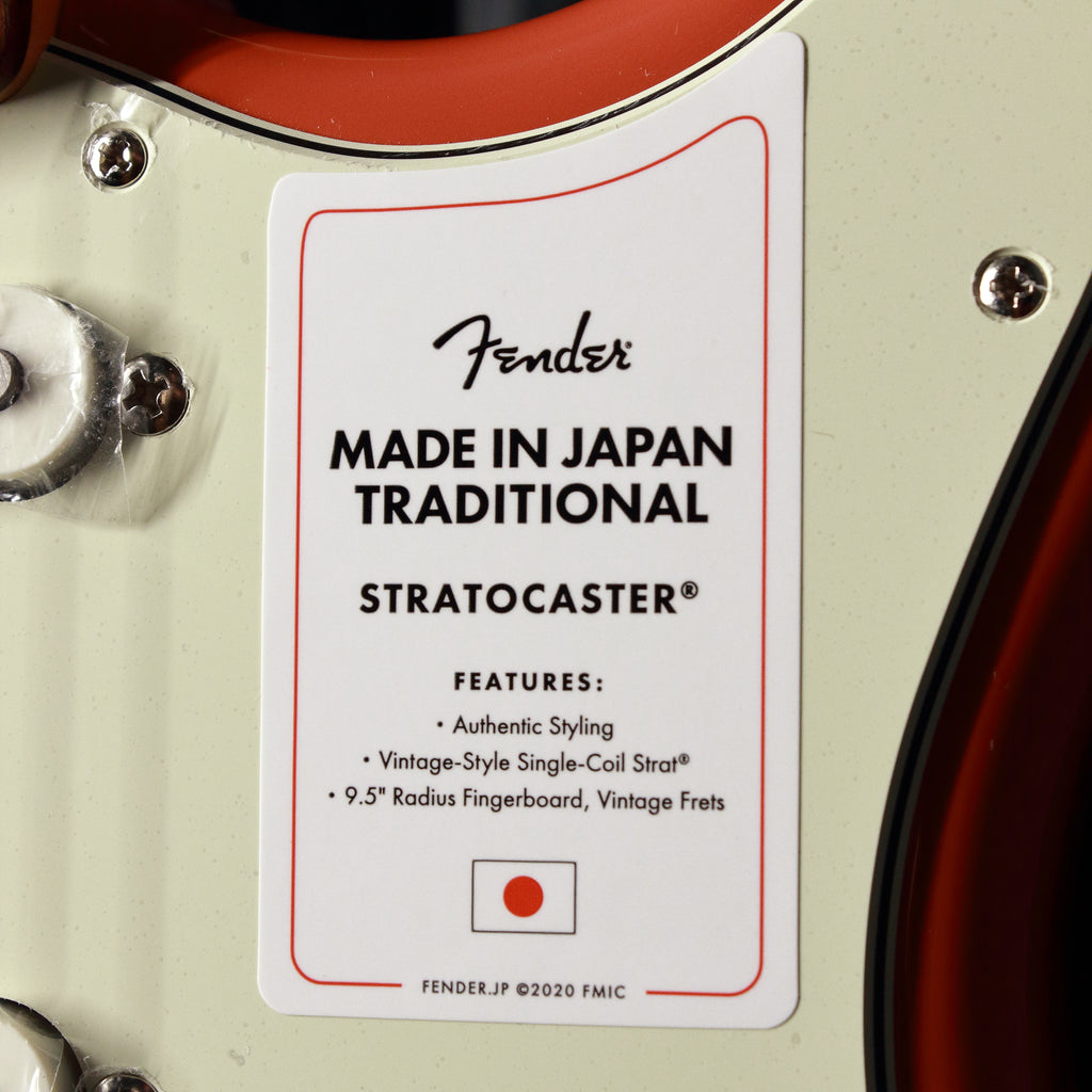 Fender Made in Japan Traditional 60s Stratocaster Fiesta Red 2021