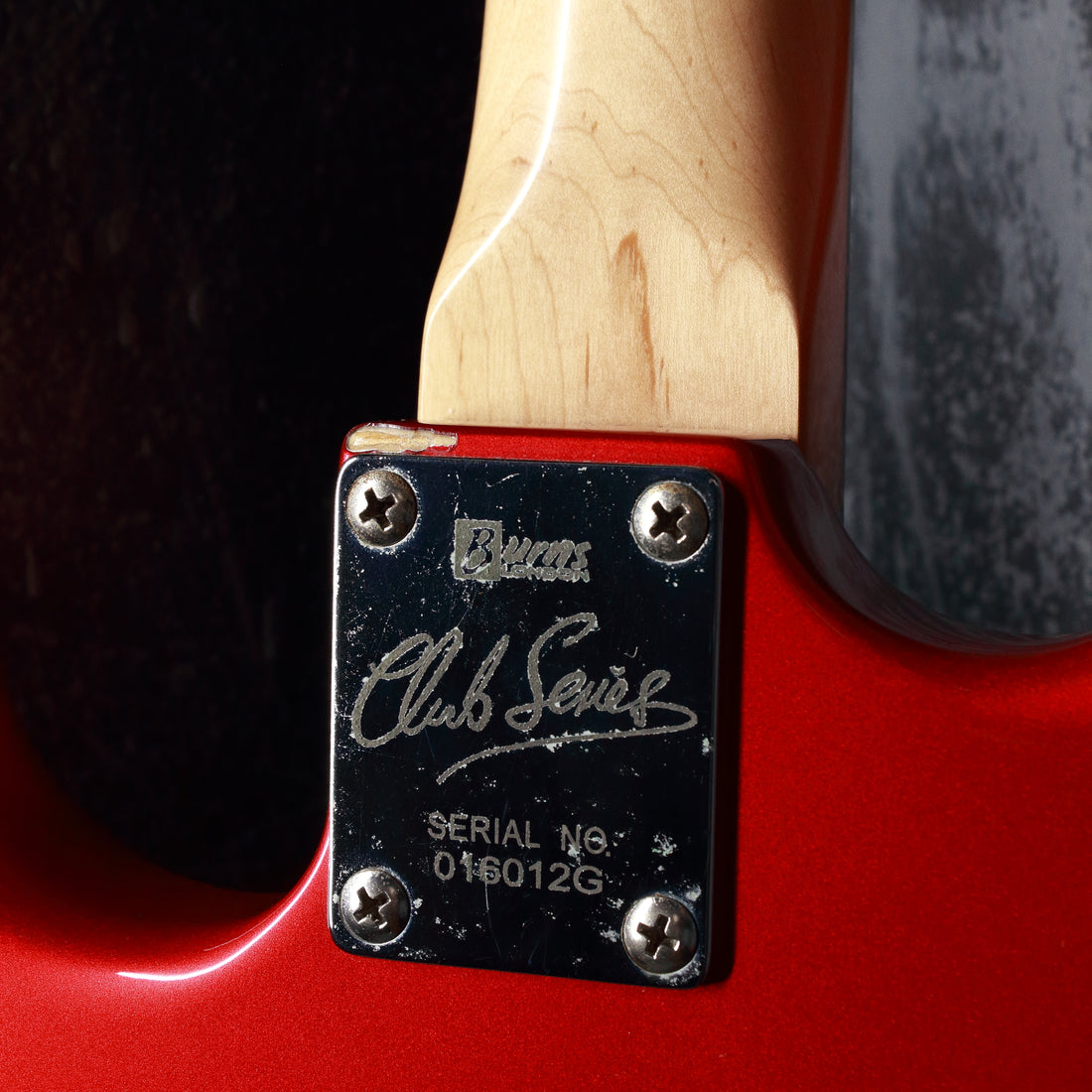 Burns Club Series Cobra DX Candy Apple Red 2001