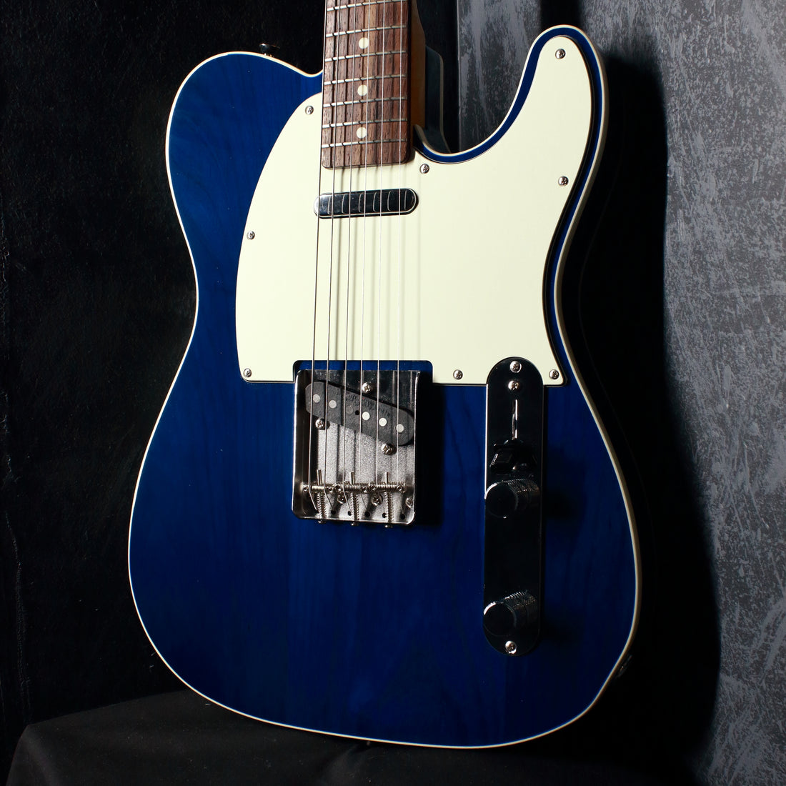 Fender Japan '62 Telecaster TL62B Bound Transparent Blue 2010