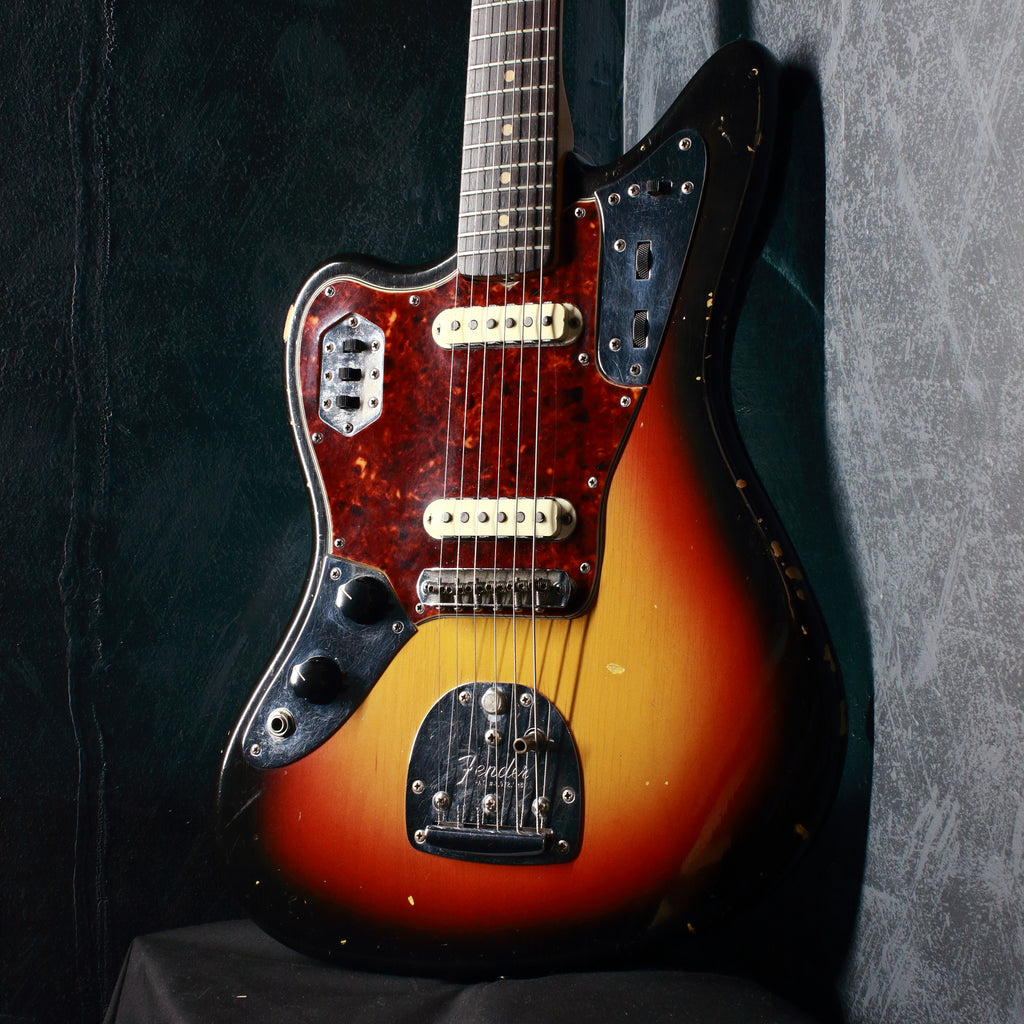 Fender Jaguar Left Handed Sunburst 1963