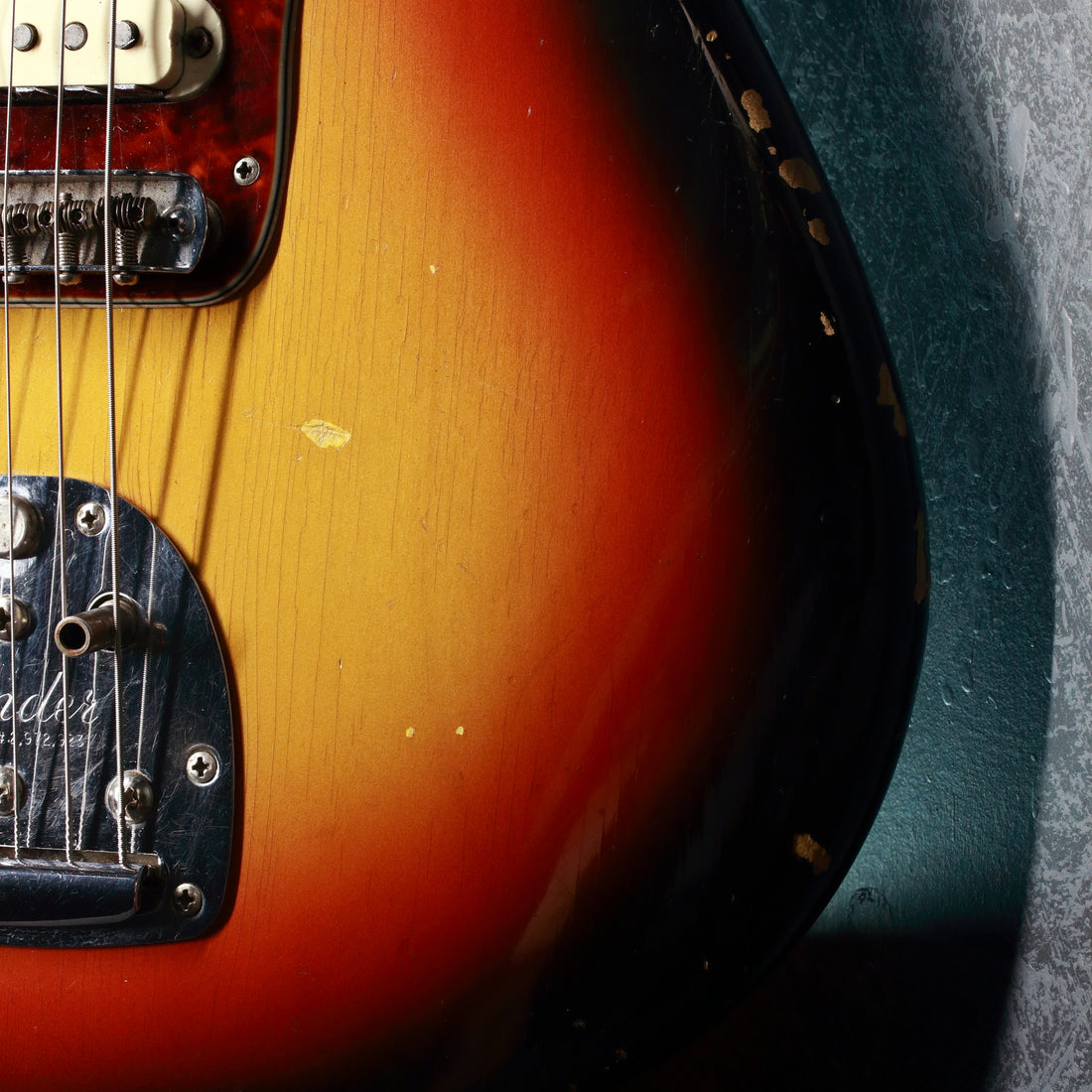 Fender Jaguar Left Handed Sunburst 1963