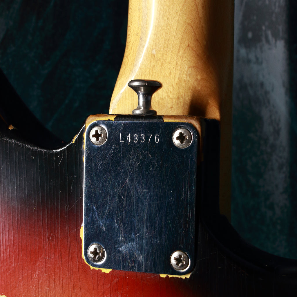 Fender Jaguar Left Handed Sunburst 1963