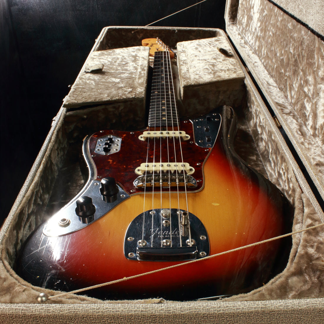 Fender Jaguar Left Handed Sunburst 1963