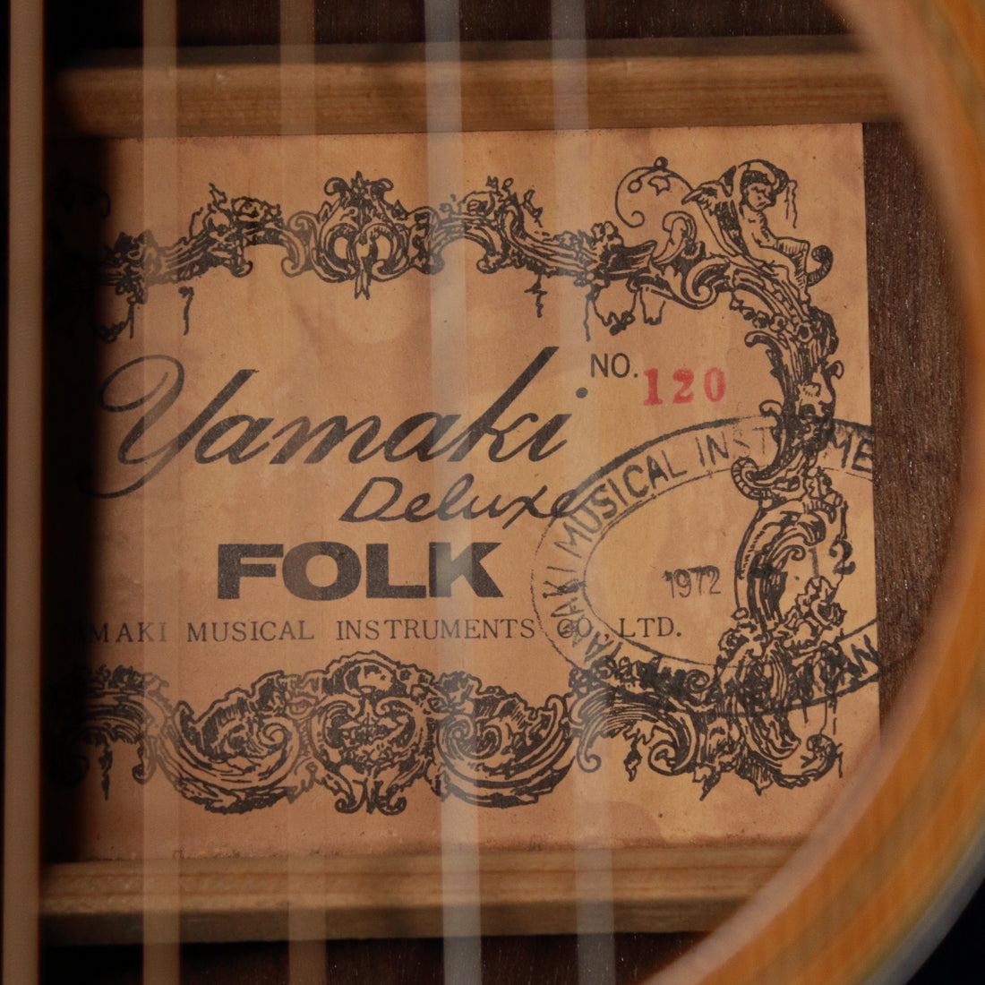 Yamaki Deluxe Folk No.120 Dreadnought Acoustic 1972