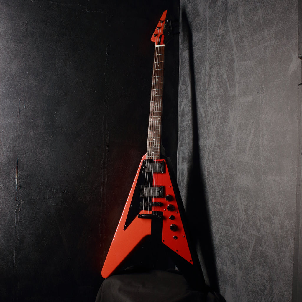 Epiphone Flying V Red/Black Harlequin 1999