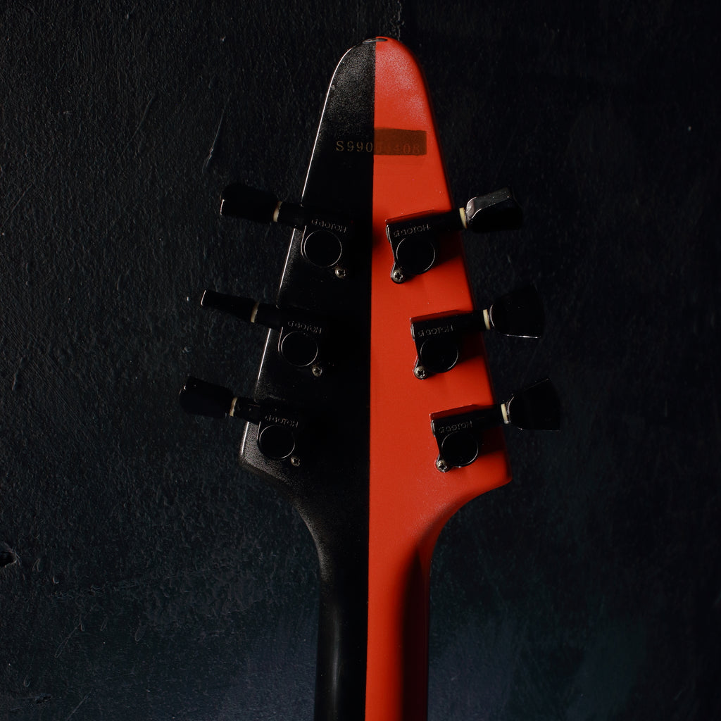 Epiphone Flying V Red/Black Harlequin 1999
