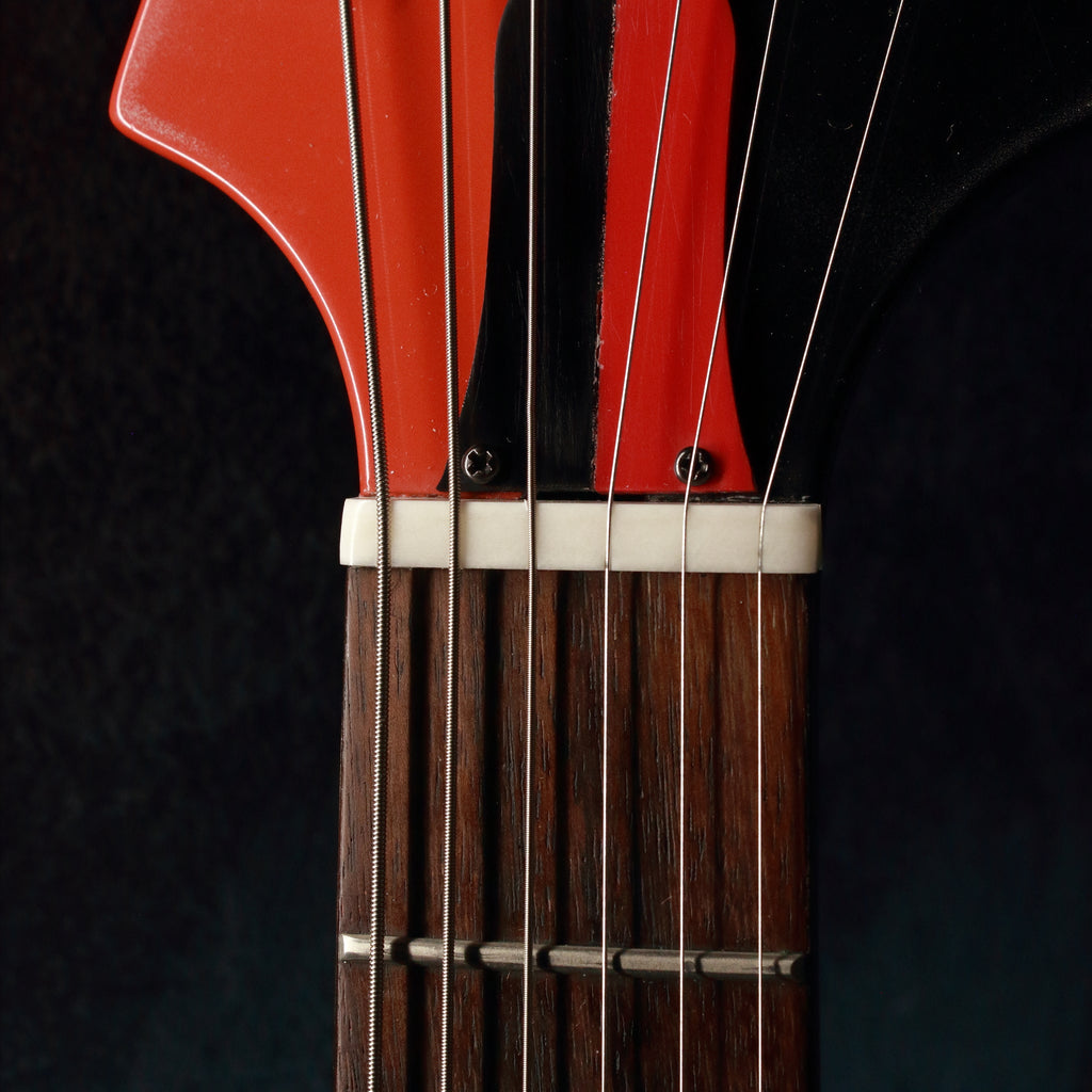 Epiphone Flying V Red/Black Harlequin 1999