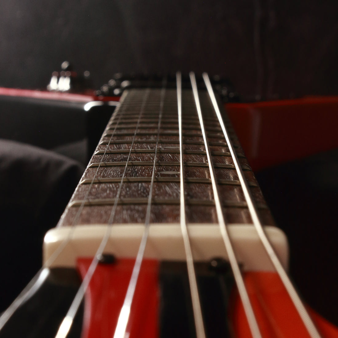 Epiphone Flying V Red/Black Harlequin 1999