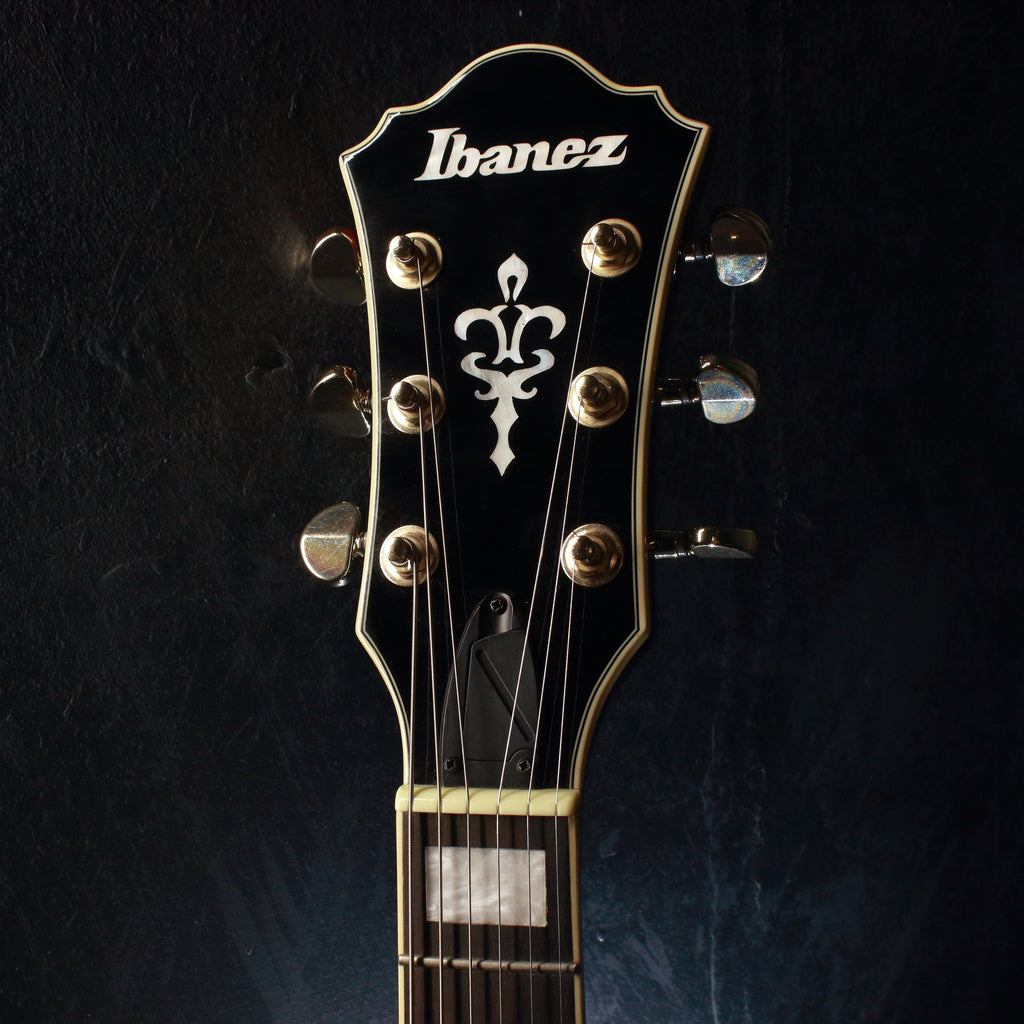 Ibanez AG95QA Dark Brown Sunburst 2019