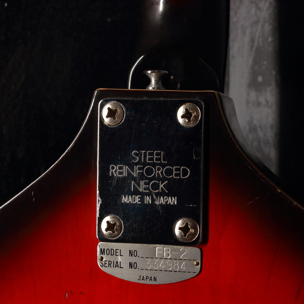 Teisco FB-2 Violin Bass Red Burst 1968