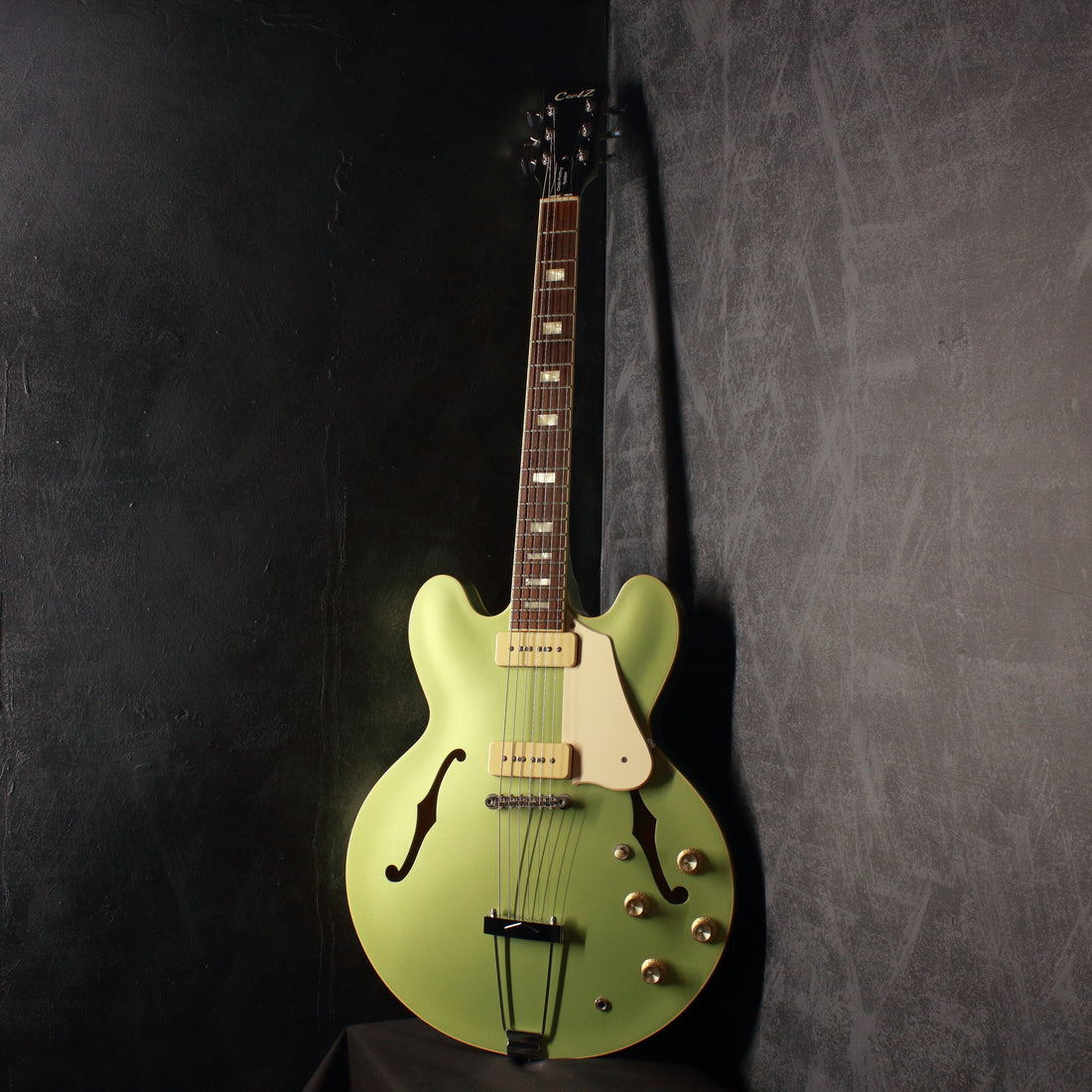 Cool Z ZSA-RV Semi-Hollow Lime Green 2013