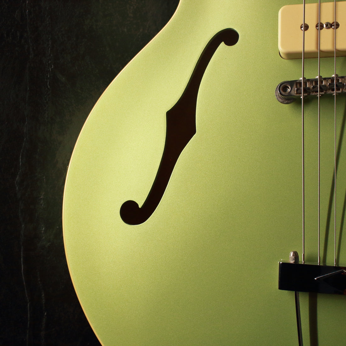 Cool Z ZSA-RV Semi-Hollow Lime Green 2013