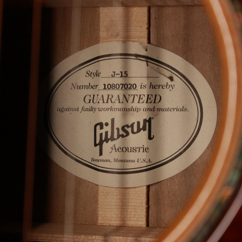 Gibson J-15 Natural 2017