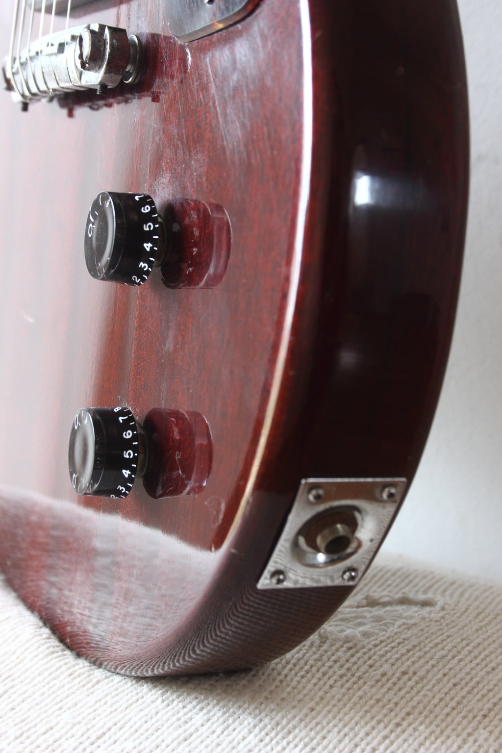 Greco TV-500 LP Junior Style Wine Red 1975