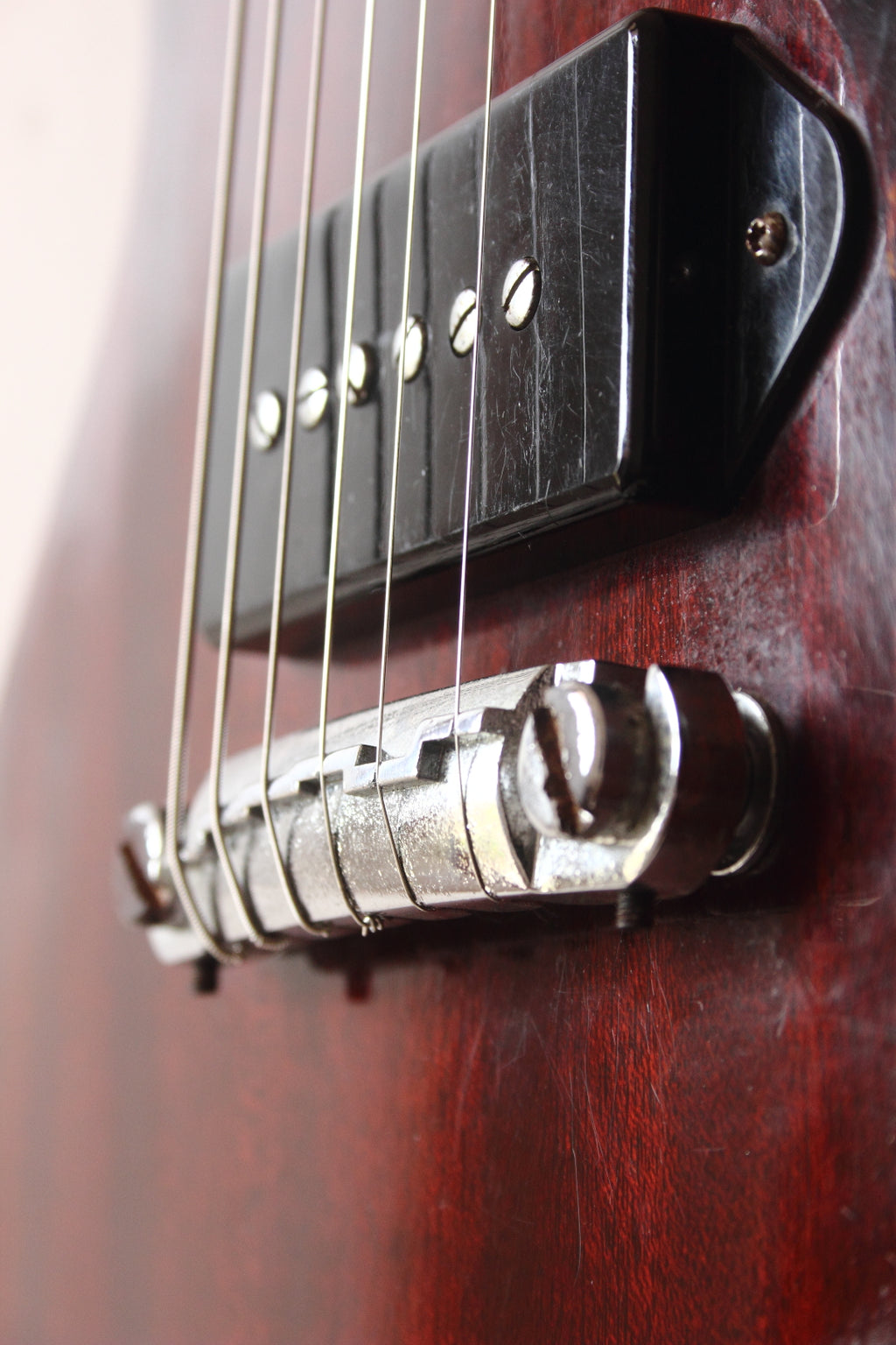 Greco TV-500 LP Junior Style Wine Red 1975