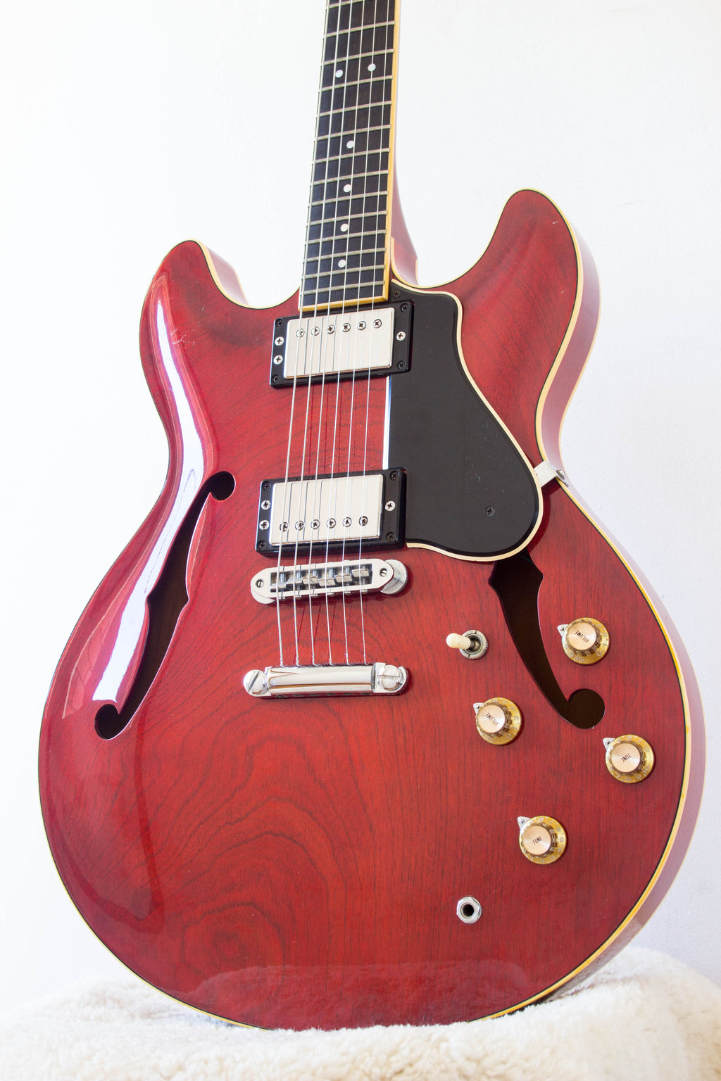 Yamaha SA1000 Super Axe Semi-Hollow Persimmon Red 1979